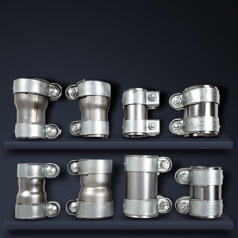 汽车排气管消声器卡箍变转径接头转换接口连接器卡子套筒抱箍卡扣