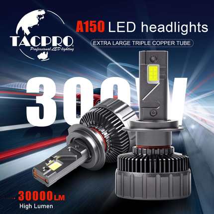 三铜管led车灯汽车灯泡h7h4 led灯远近一体H11大功率汽车led大灯