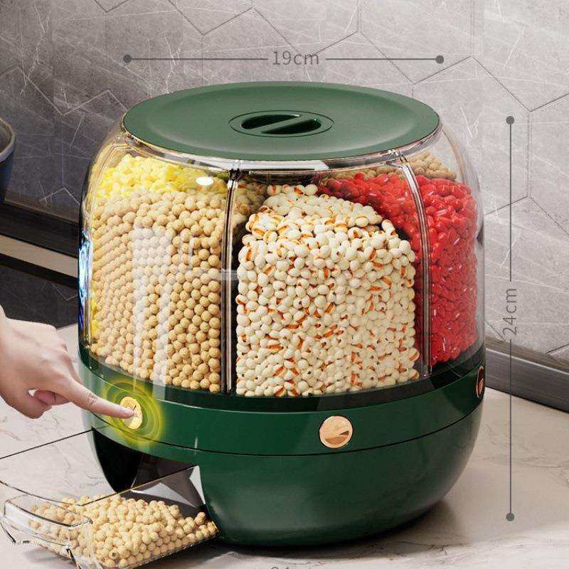 米桶旋转五谷杂粮装大米收纳盒家用防虫防潮密封放储米箱2025新款,橡塑材料及制品,亚克力管/有机玻璃管,淘宝优惠券,粉丝福利购,淘宝优惠卷