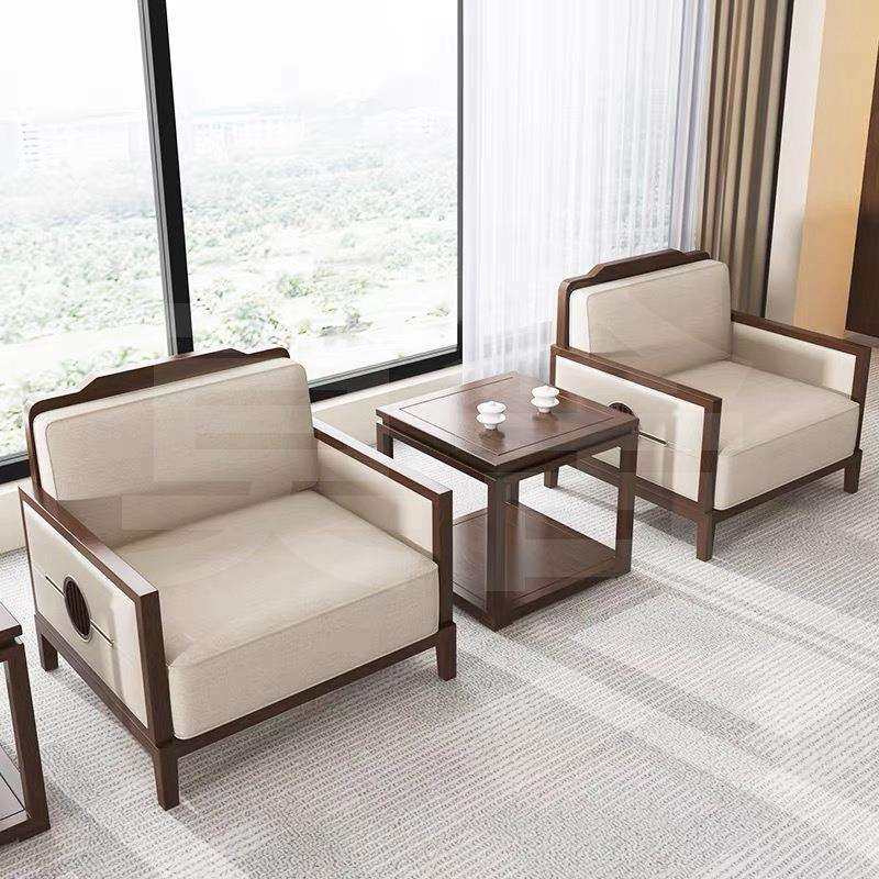 新中式实木单人办公会议布沙发贵宾接待会客茶几商务洽谈家具,橡塑材料及制品,亚克力管/有机玻璃管,淘宝优惠券,粉丝福利购,淘宝优惠卷