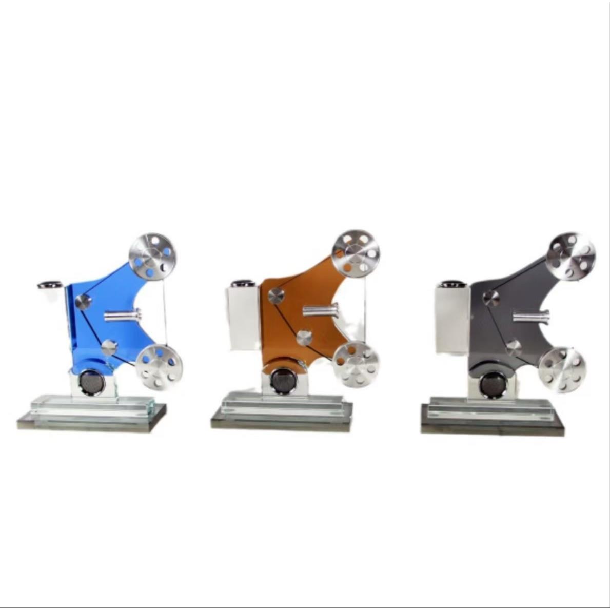 现代意式极简复古留声机模型装饰摆件茶室书房桌面家居装饰品摆件