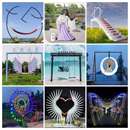 户外装 置网红打卡引流暖场 饰摆件拍照打卡景观道具商业美陈互动装