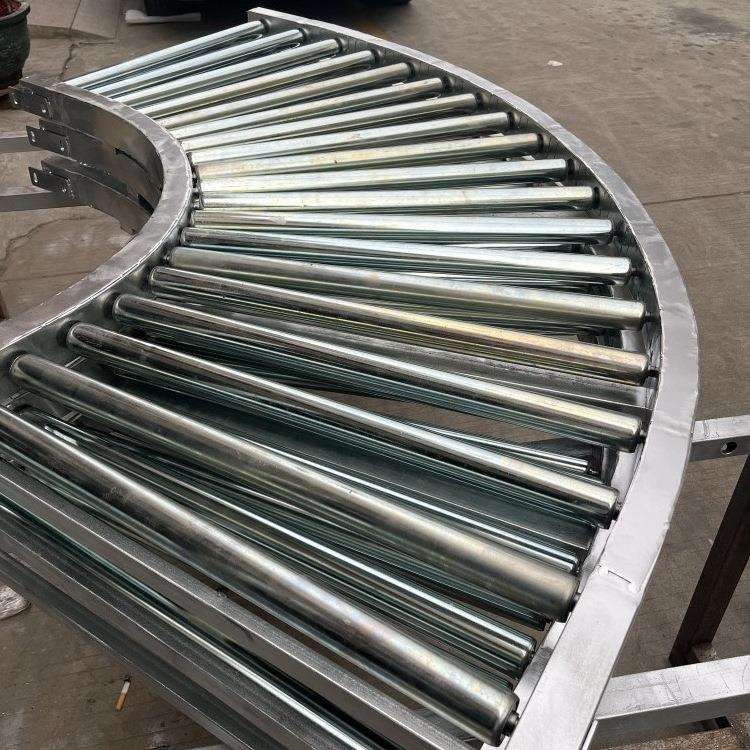 卸货滑梯随车输送搬运镀锌滚筒输送机下货无动力卸货滑轮