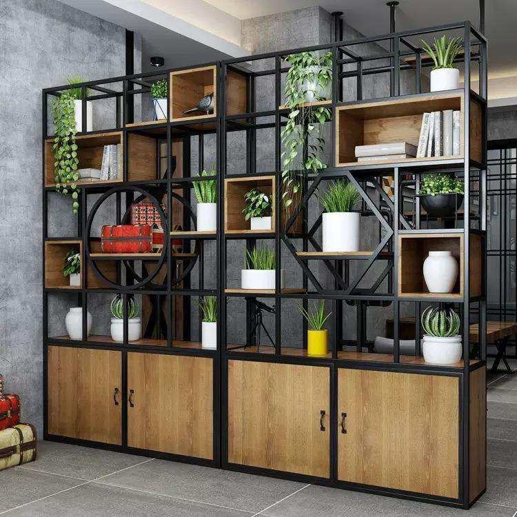 铁艺隔断展示架置物架书柜客厅书架镂空柜办公室工业风落地装饰柜,橡塑材料及制品,亚克力管/有机玻璃管,淘宝优惠券,粉丝福利购,淘宝优惠卷