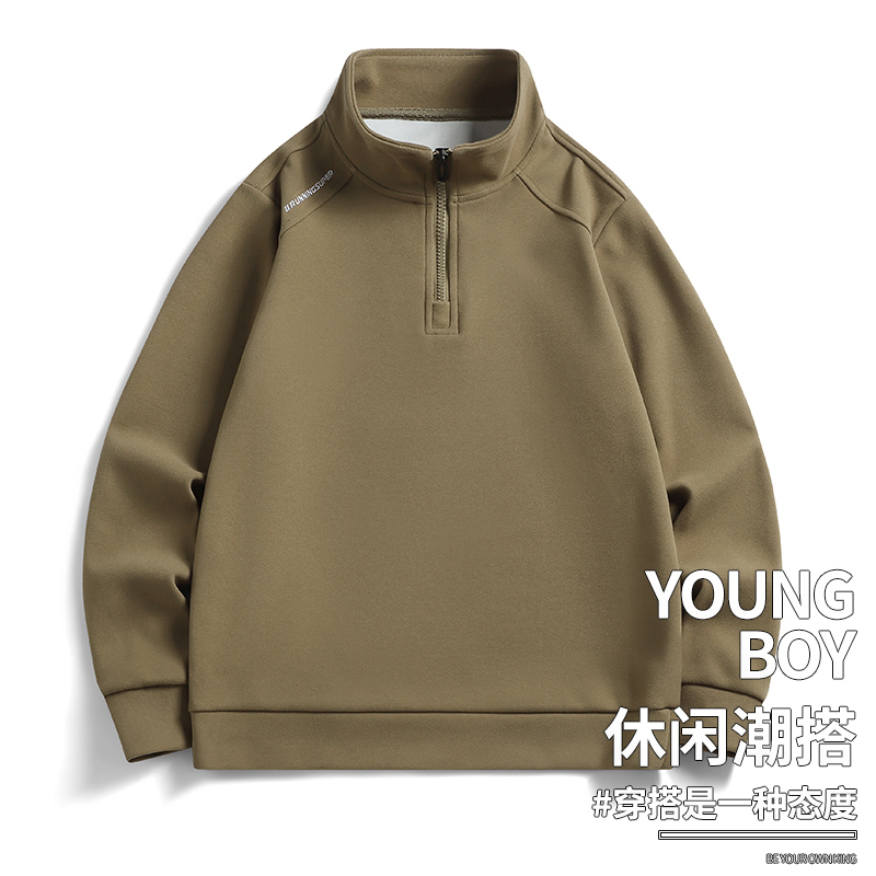 新款拉链春秋男女卫衣休闲上衣