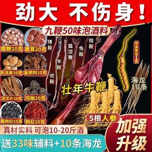 泡酒药材专用中草药泡酒料男性十全肾人参老人配方材料大枸杞补