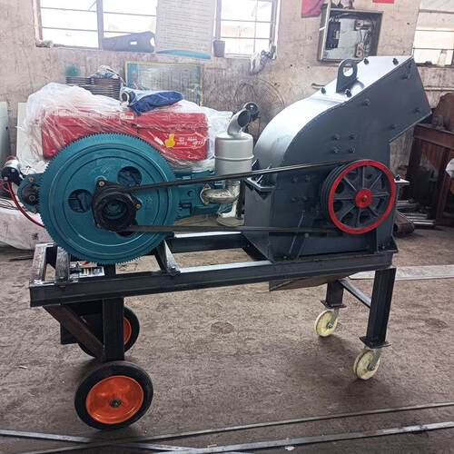 鹅石花岗岩制RNQ沙机建筑卵石料粉小碎机型移动锤式碎破机免费试