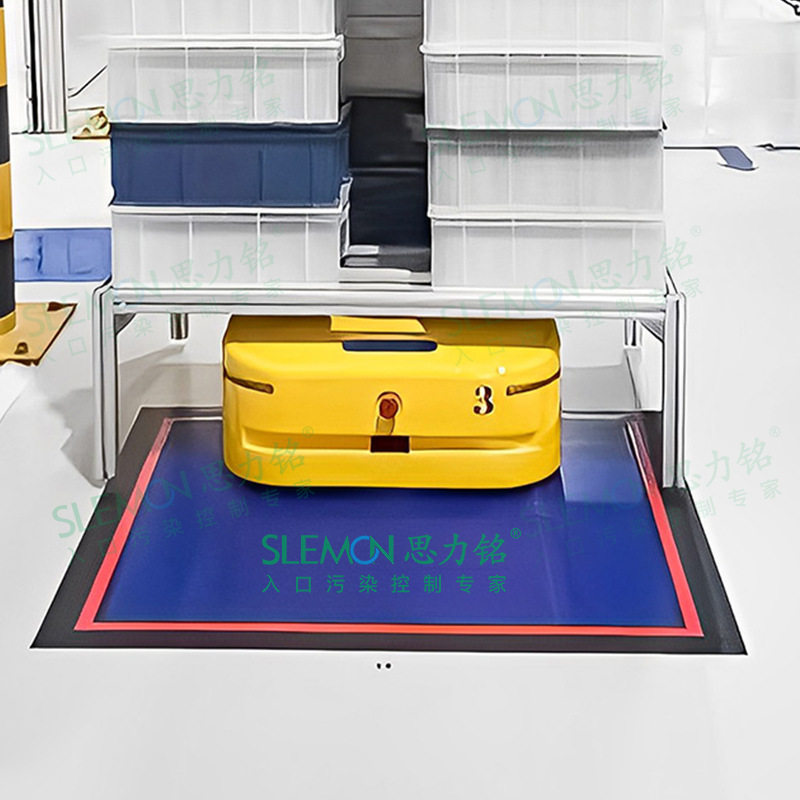 dycem神奇垫600*600mm可重复水洗使用室内车轮清洁蓝色