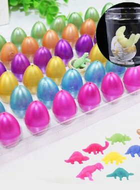 极速12 60pcs/sejt Dinosaur Egg Magic Hatching Tyrannosaurus