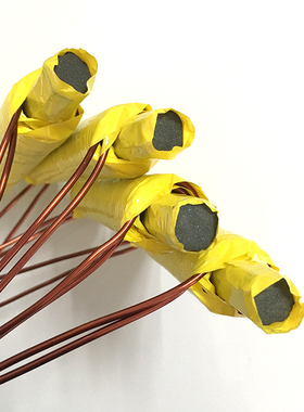 极速冷焊机专用磁棒电感线圈电流50Aw-175UH 2.0*2 47T引线9cm按