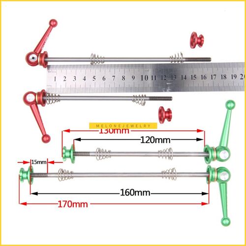 极速1 Pair Bicycle Biqke Quick Release itanium Alloy Bike Wh