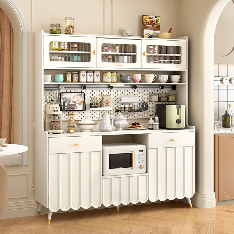 极速法式岩板餐边柜高柜一体靠墙轻奢奶油风客厅S厨房微波炉储物,住宅家具,餐边柜,淘宝优惠券,粉丝福利购,淘宝优惠卷