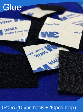 极速10Pairs/lot Self adhesive Fastener Hook and LoVop Tape n