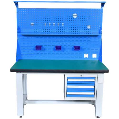 极速重型钳工工作台防静电车w间操作台实验室电工不锈钢带抽屉加