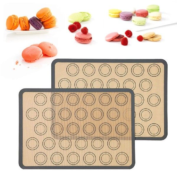 极速Silicone Macarron Baking Mat for Bake Pan