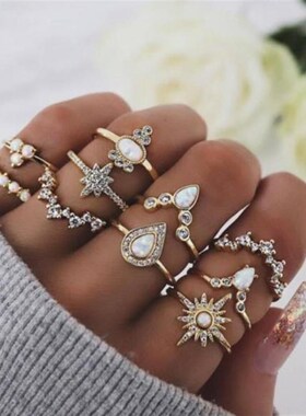极速5pcs set finger rsing  women accessory joint rings