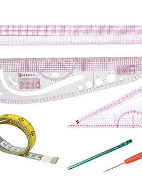 极速服装制版四件套简易套q装打样画图放码尺3245裁剪尺3220三角