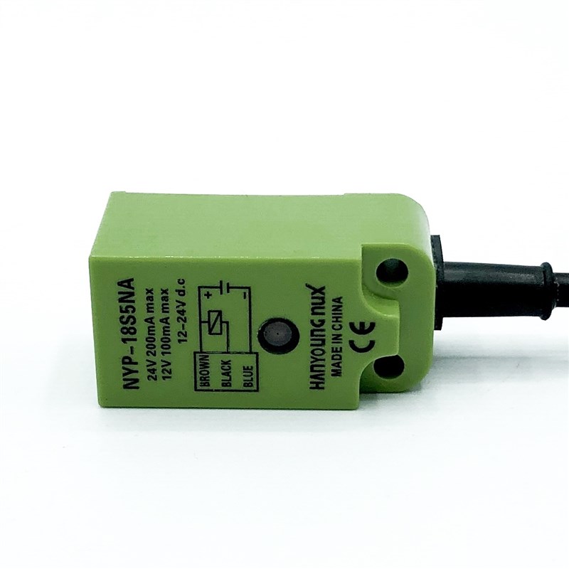 极速韩荣方形接近开关NYP-18S5NA NBG PA TAF直流二线电感式感测