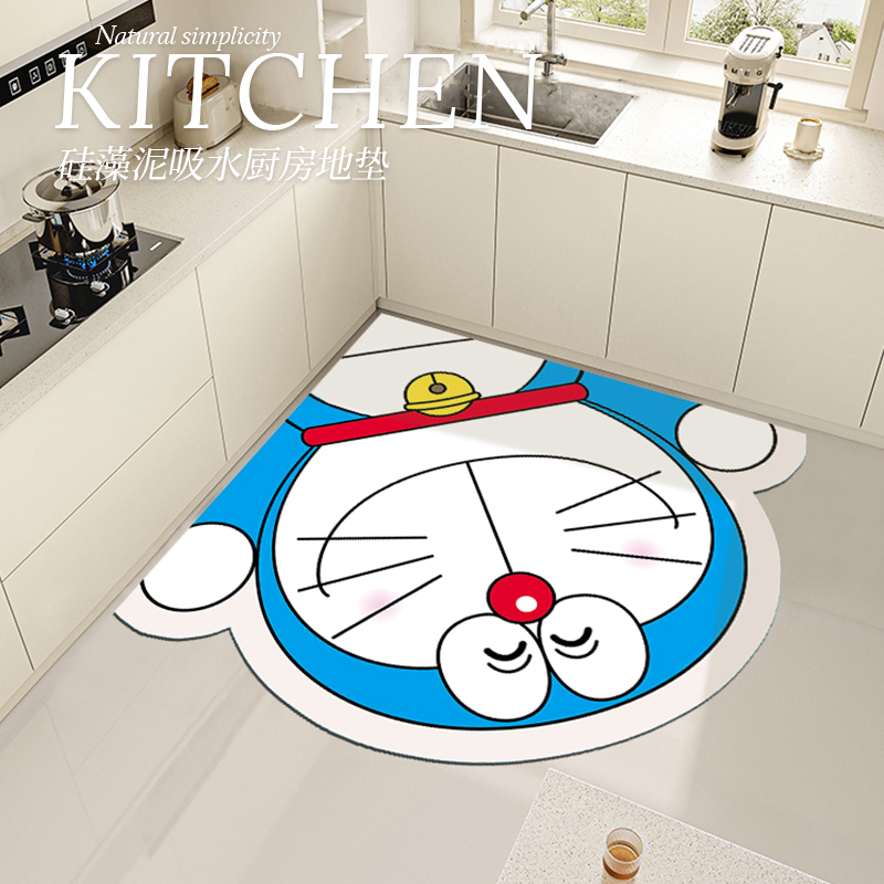 硅藻泥材质吸水速干防滑地垫