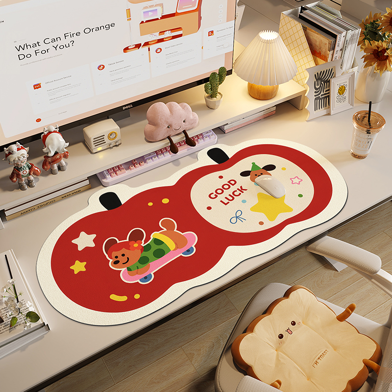 硅藻泥材质吸水速干防滑桌布