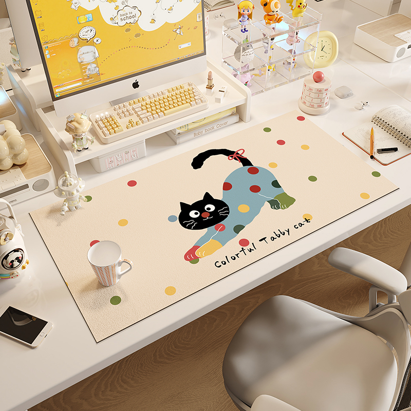 硅藻泥材质吸水速干防滑桌布