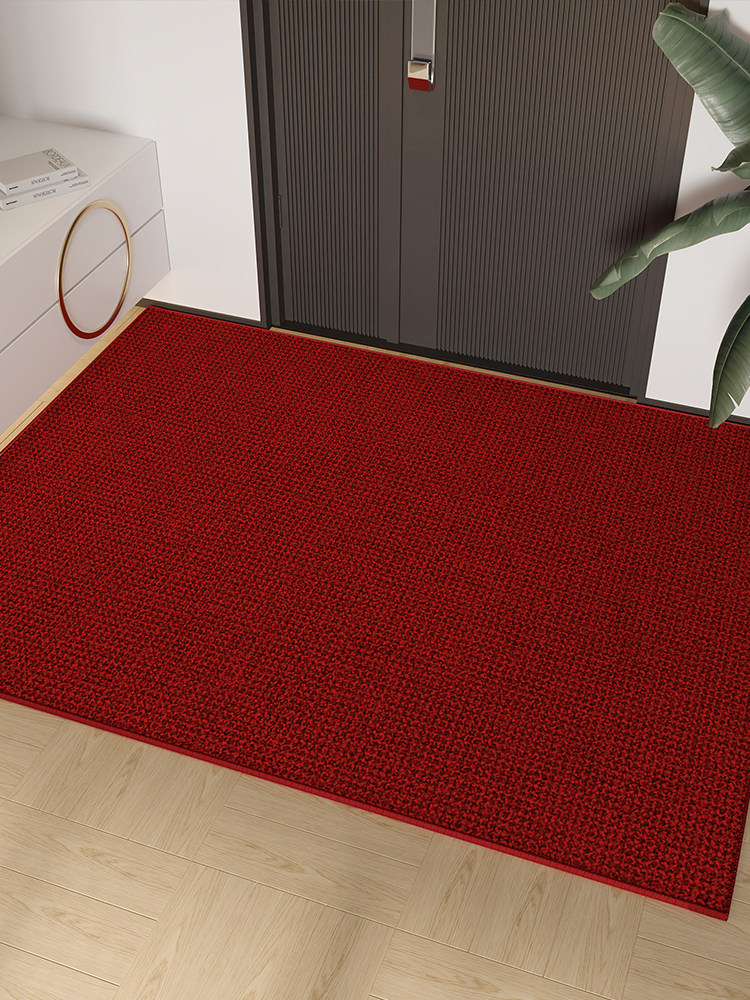 红色纯色进门地垫入户门垫彷剑麻门口地毯可裁剪玄关脚垫耐脏免洗,居家布艺,入户地垫,淘宝优惠券,粉丝福利购,淘宝优惠卷