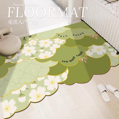 皮革材质可擦免洗防水地垫