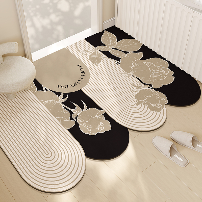 皮革材质可擦免洗一擦即净地垫