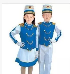 鼓号服装小学生升旗手服装鼓号队服装管乐服装儿童仪仗队服装新款