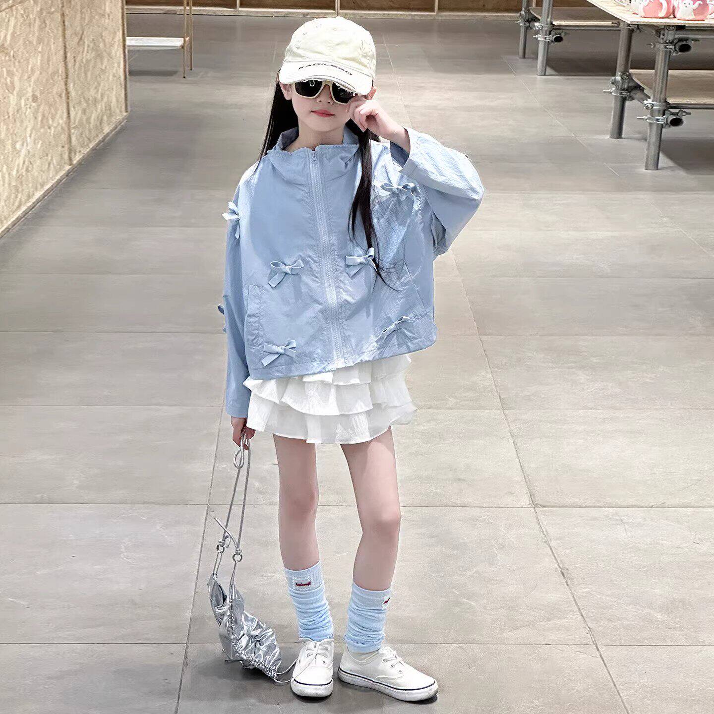 法国Uamtor女童超好看韩系外套儿童装高级高夏装薄款2026新款上衣