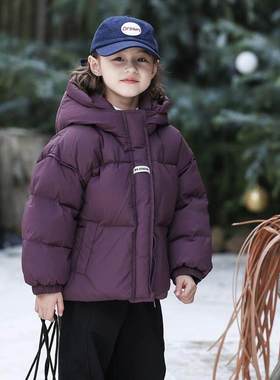 Next inss女童羽绒服2025冬季新款90白鸭绒三防加厚保暖外套短款