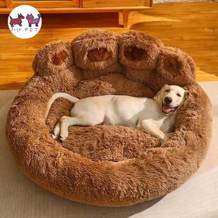通用宠物用品 狗窝冬天保暖中大型犬柯基金毛狗床加绒沙发睡垫四季