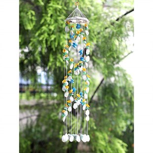 新日本贝壳风铃i挂件创意女孩的房间装饰生日礼物女友代笔贺卡