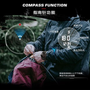 新户外运动电子手表男款初中高中A学生军训专用数字显示防水夜光