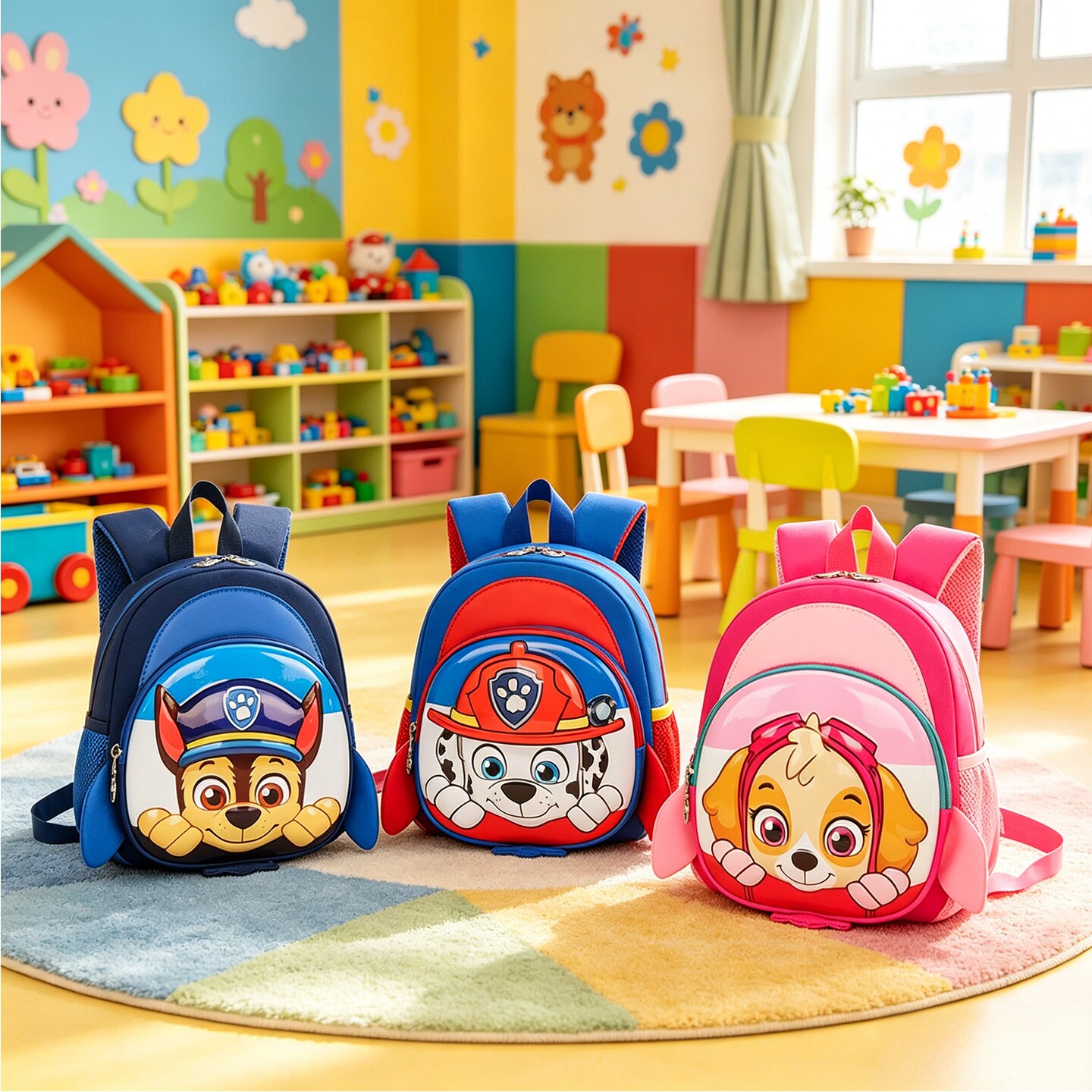 幼儿园书包汪汪队儿童中小班双肩包一二年级男童女童宝宝双肩背包