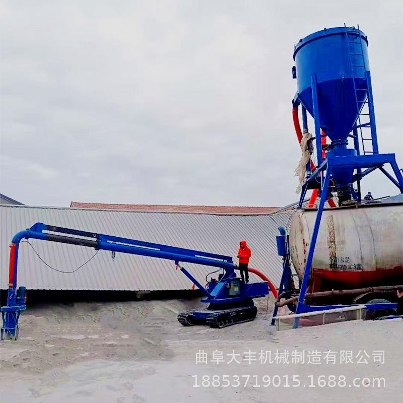 江苏粉煤灰装罐气力输送机 300型石灰装车输送机 自吸气力抽料机