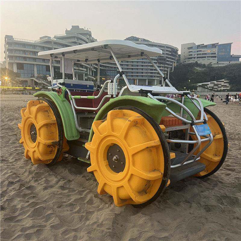 滚塑沙滩车景区游玩水陆两栖车水上电船异形洗地机