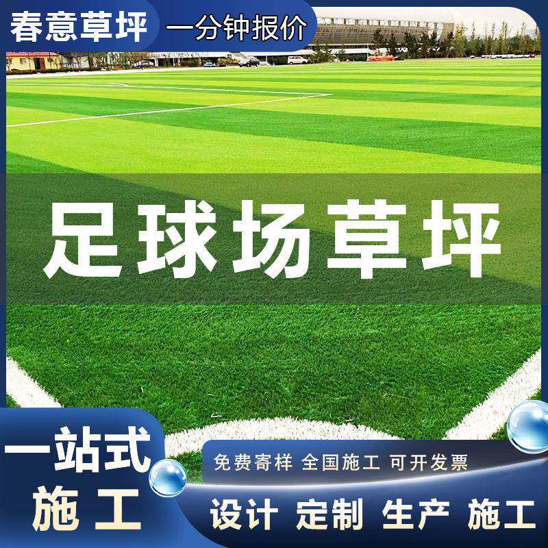 仿真草坪足球场设计人造草坪运动场草皮垫子假草地防滑填充尔夫