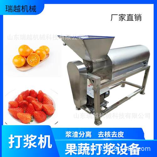 大型果蔬打浆机 商用芒果 橙子去核打浆机 多功能红枣去核打浆机