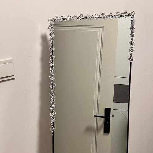 仿真碎钻石镜子边缘装饰破镜改造房间装饰品镜子改造diy拍照道具