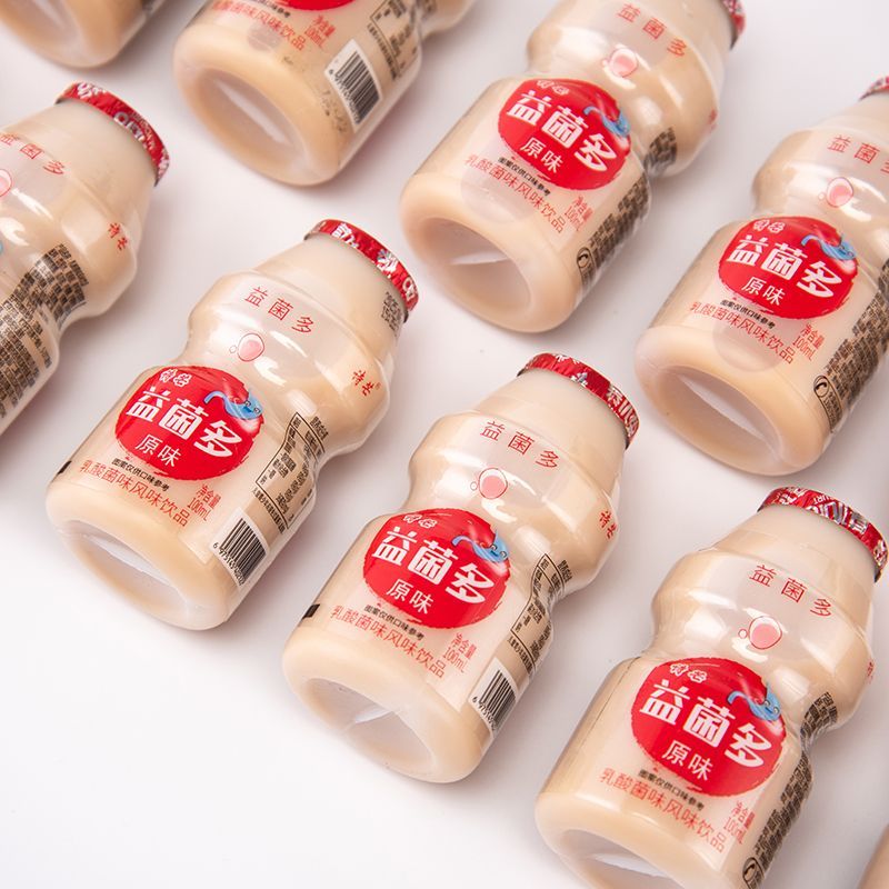 整箱0脂肪酸奶100ml乳酸菌饮料儿童膳食早餐纤维饮品益生菌诗芒