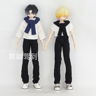 西西里娃衣阿巳3.0大12分BJD北冥娃衣出逃体自由主张衬衣背搭披肩