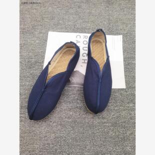 云南男款手工麻鞋透气休闲老北京布鞋僧侣鞋居士民族风一脚蹬单鞋