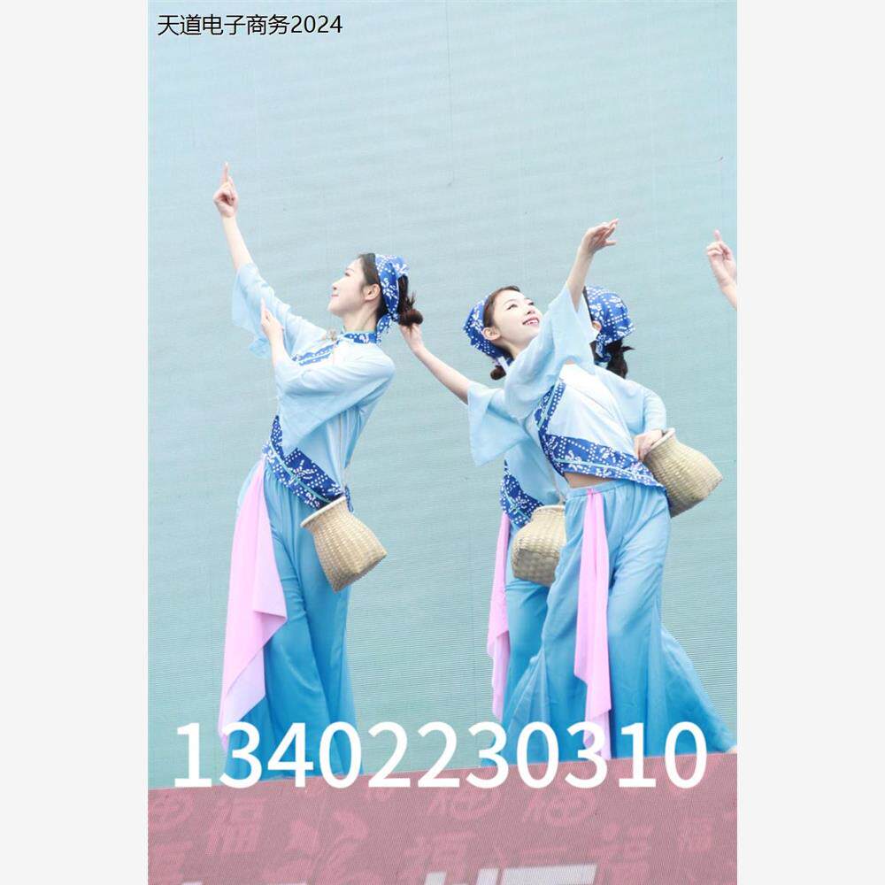2024春晚采茶舞曲秧歌服