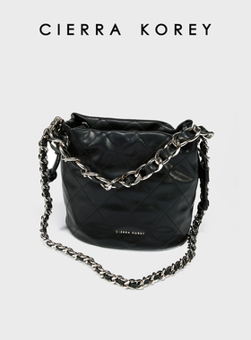 Cierra Korey官网水桶包女包包2025新款春夏斜挎链条小包单肩包女