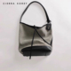 Cierra Korey官网复古水桶包包女士2025新款 大容量通勤包单肩斜挎