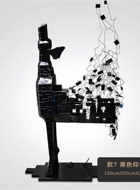 不锈钢梅花鹿镂空雕塑园林景观酒店大堂艺术装置户外麋鹿动物摆件