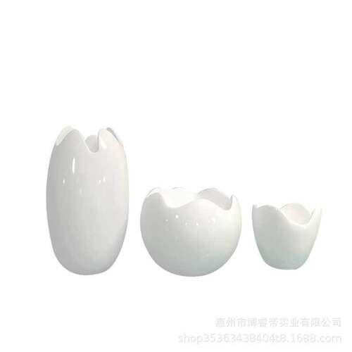 玻璃钢花盆商场花钵户外圆形花盆酒店售楼部花箱园林景观装饰花器