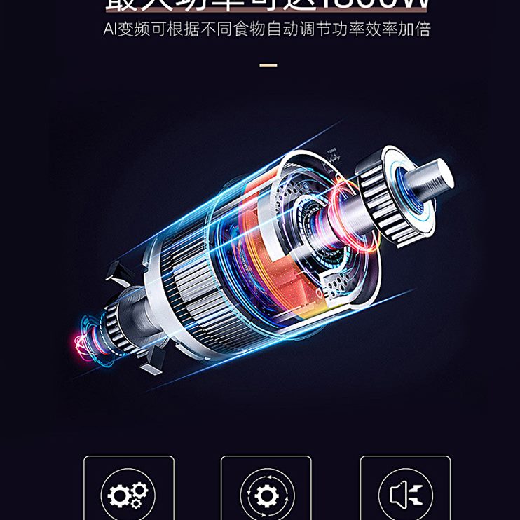 高档垃圾处理器搅碎机食德国厨物0垃圾粉碎机厨房M50家用小型余勒
