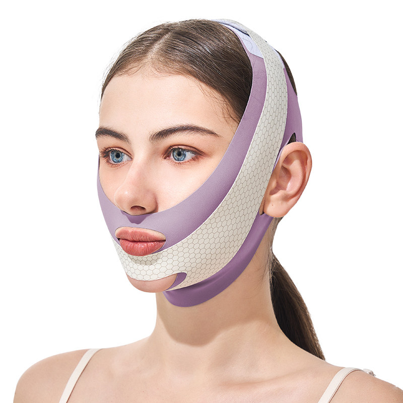 瘦脸绷带v脸法令纹下垂双下巴面雕面部提升面罩脸部提拉紧致神器